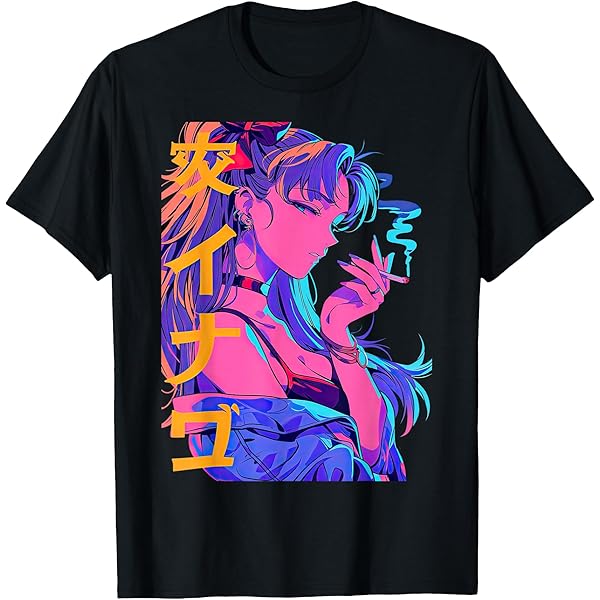 Amazon.com: Anime Goth Girl Japanese Aesthetic Grunge Horror T